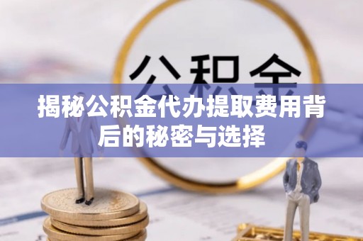 洪泽揭秘公积金代办提取费用背后的秘密与选择
