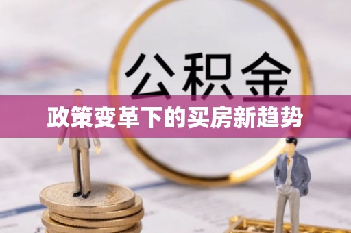 洪泽政策变革下的买房新趋势