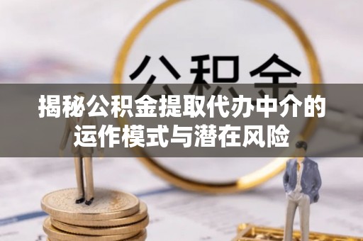 洪泽揭秘公积金提取代办中介的运作模式与潜在风险