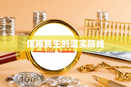 洪泽保障民生的坚实防线