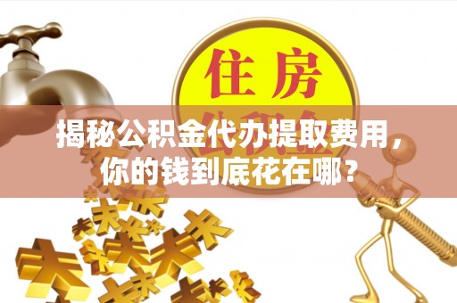 洪泽揭秘公积金代办提取费用，你的钱到底花在哪？