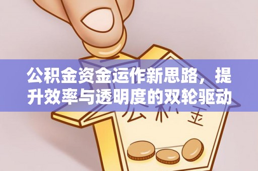 洪泽公积金资金运作新思路，提升效率与透明度的双轮驱动