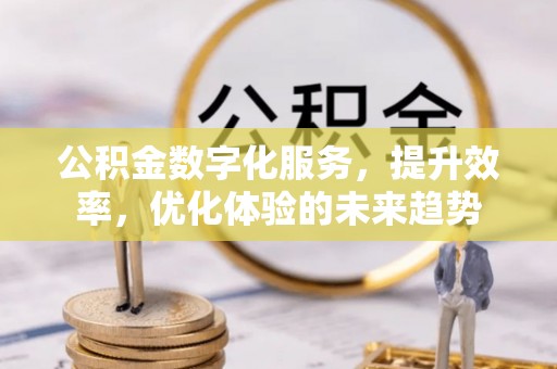 洪泽公积金数字化服务，提升效率，优化体验的未来趋势