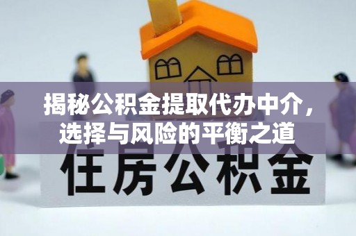 洪泽揭秘公积金提取代办中介，选择与风险的平衡之道